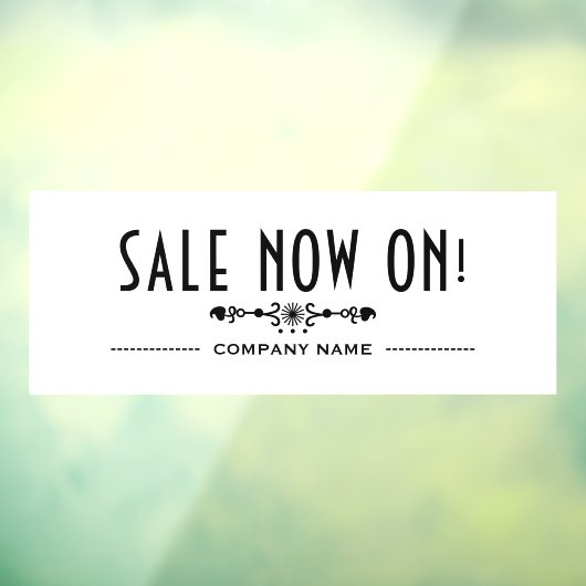 Nu verkopen raamsticker (Vel 3)