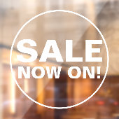 Nu verkopen raamsticker (Vel 2)