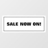 Nu verkopen raamsticker (Vel)