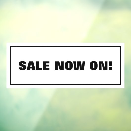 Nu verkopen raamsticker (Vel 3)