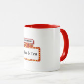 Nu vertoont koffie- en theemok mok (Voorkant rechts)