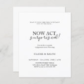 Nu verwonderd handelen! | Budget Surprise Verlovin (Voorkant / Achterkant)