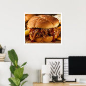 NU VOEDEREN Barbecue Poster - SRF (Thuiskantoor)