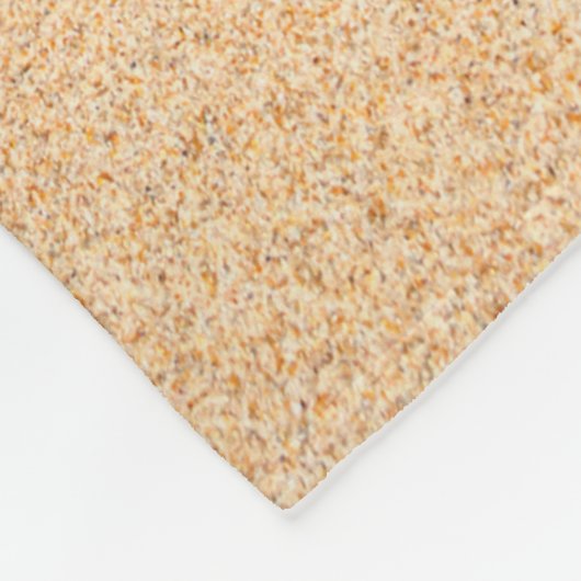 Nu voor altijd | Harten in zand-strand Fleece Deken (Hoek)