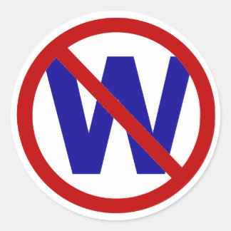 Nu W Ronde Sticker