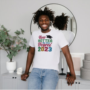 Nu warmer door één graad 2023 Afstudeerder T-shirt