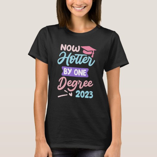 Nu warmer op 1 graad 2023 mastergraad 1 t-shirt (Voorkant)