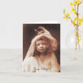 Nu wat? Cute Cat Photo Afstuderen Kaart (Gele Bloem)