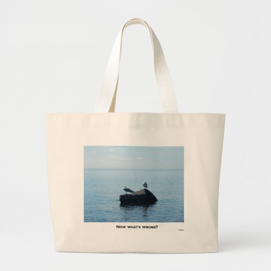 NU WAT IS ER AAN DE KORTE? GROTE TOTE BAG (Voorkant)
