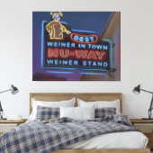 Nu-Way Wieners, Macon, Georgia - Canvas Afdrukken (Insitu (Slaapkamer))