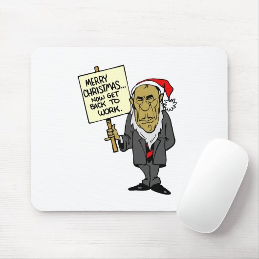 Nu weer aan het werk muismat (Met muis)
