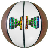 Nu wil ik alleen maar Basketball spelen Basketbal (Verticaal)