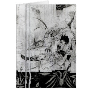 Nu zag koning Arthur het Questing Beast