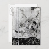 Nu zag koning Arthur het Questing Beast Briefkaart (Voorkant / Achterkant)