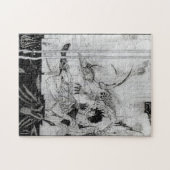 Nu zag koning Arthur het Questing Beast Legpuzzel (Horizontaal)