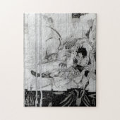 Nu zag koning Arthur het Questing Beast Legpuzzel (Verticaal)