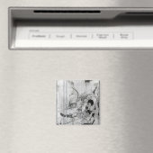 Nu zag koning Arthur het Questing Beast Magneet (Insitu (Vaatwasser))