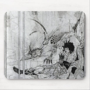 Nu zag koning Arthur het Questing Beast Muismat