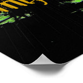 Nu zien we in een spiegel met een dikke dal poster (Hoek)