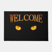 Nu ziet hij je zwarte kat deurmat (Voorkant)