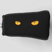 Nu ziet hij je zwarte kat golfheadcover (Voorkant)