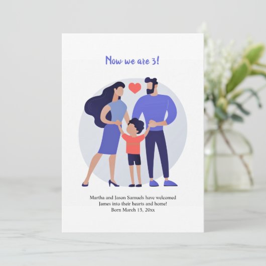 Nu zijn we drie aankondigingen van goedkeuring (Staand voorkant)