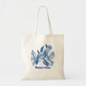 Nuance bleue tote bag (Voorkant)