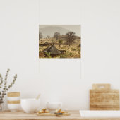 Nuba-bergen, Nugera-dorp Poster (Keuken)