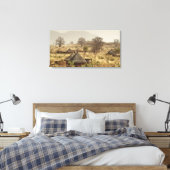 Nuba-gebergte, Nugera-dorp Canvas Afdruk (Insitu (Slaapkamer))