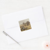 Nuba-gebergte, Nugera-dorp Vierkante Sticker (Envelop)