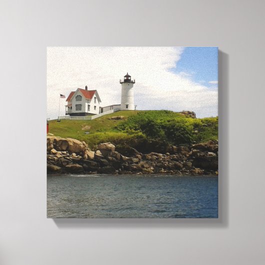 Nubble licht canvas afdruk (Voorkant)