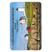 Nubble Light, Cape Neddick Maine Flexi Magnet Magneet (Verticaal)