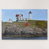 Nubble Light, Cape Neddick, Maine Legpuzzel (Horizontaal)