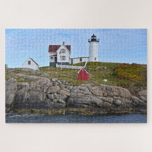 Nubble Light, Cape Neddick, Maine Legpuzzel (Horizontaal)