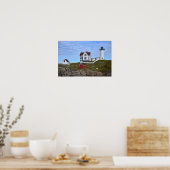 Nubble Light, Cape Neddick, Maine Poster (Keuken)