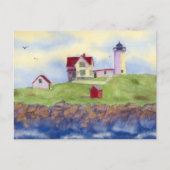 Nubble Light, Cape Neddick, York Maine Briefkaart (Voorkant)