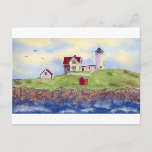 Nubble Light, Cape Neddick, York Maine Briefkaart (Voorkant)
