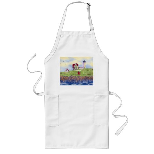 Nubble Light House Apron Lang Schort (Voorkant)
