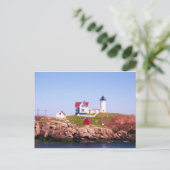 Nubble LIght House Briefkaart (Staand voorkant)