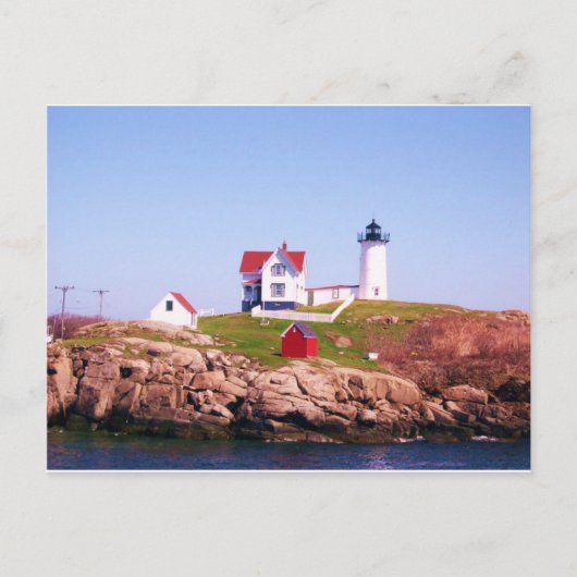 Nubble LIght House Briefkaart (Voorkant)