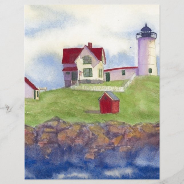 Nubble Light House York Maine (Voorkant)