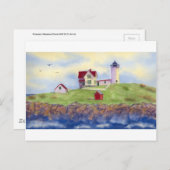Nubble Light House York Maine Briefkaart (Voorkant / Achterkant)