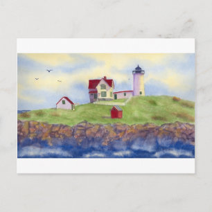 Nubble Light House York Maine Briefkaart