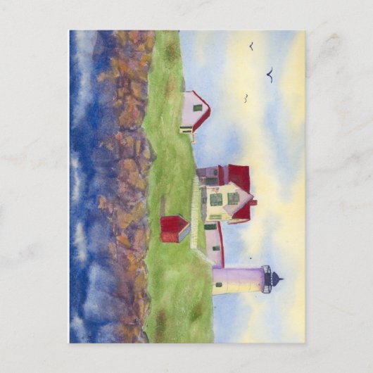Nubble Light House York Maine Briefkaart (Voorkant)