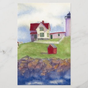 Nubble Light House York Maine Briefpapier