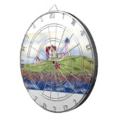 Nubble Light House York Maine Dartbord (Voorkant Rechts)