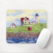 Nubble Light House York Maine Muismat (Met muis)