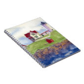Nubble Light House York Maine Notitieboek (Rechterzijde)