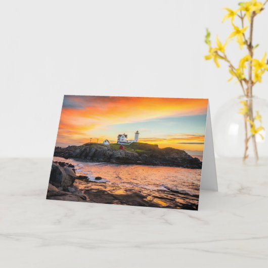 Nubble Light Kaart (Gele Bloem)