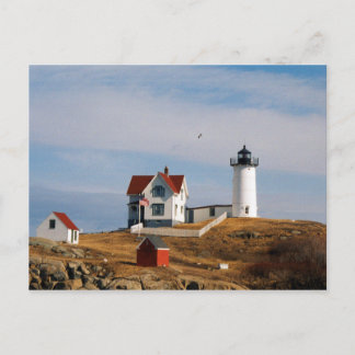 Nubble Light Lighthouse York Maine Briefkaart